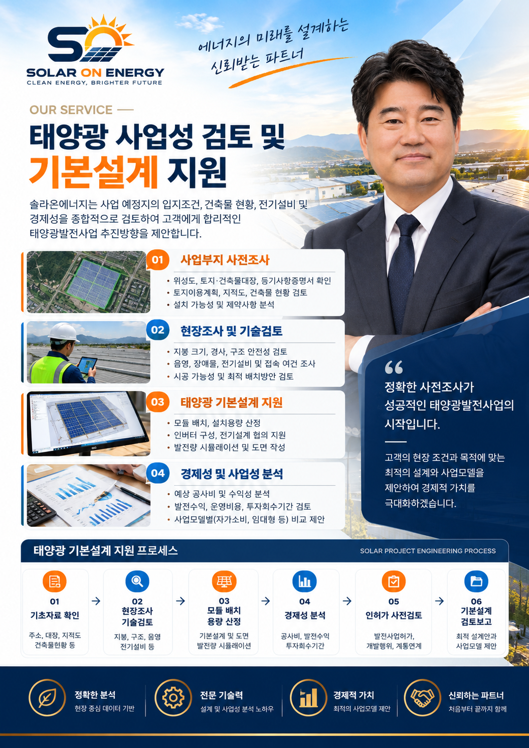 사업성 검토 및 기본설계 지원